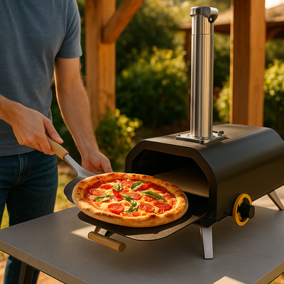 Burnic pizzaoven Prato houtpellets gestookt | ø 33 cm