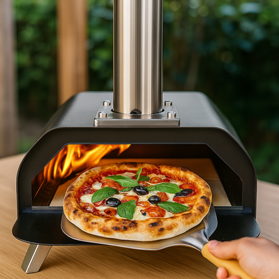 Burnic pizzaoven Prato houtpellets gestookt | ø 33 cm